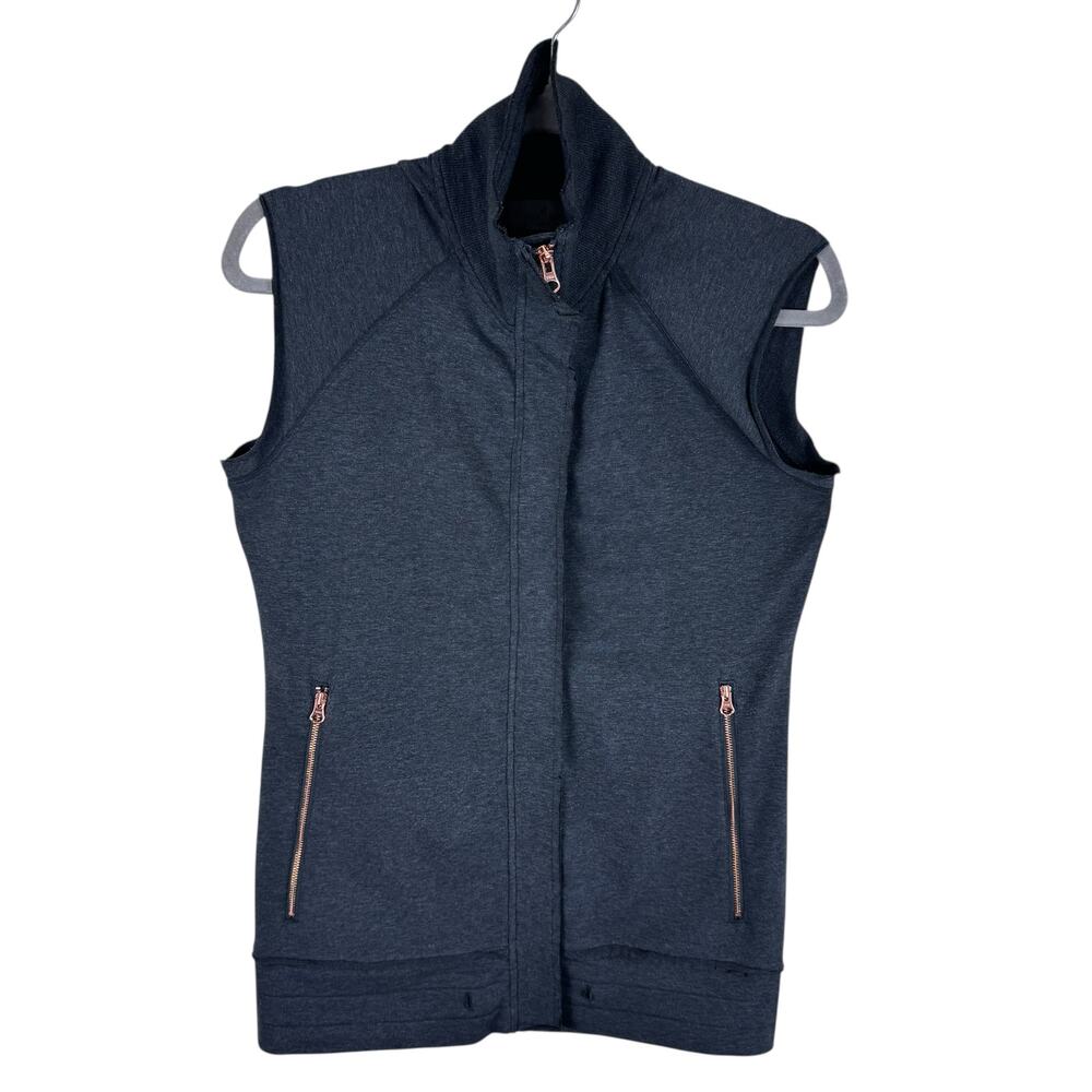 Sundays Zero Gray Zip Up Vest Small‎